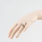 Second Hand Vintage Yellow Gold Emerald Single Stone Dress Ring 41104768
