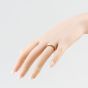 Second Hand 9ct Yellow Gold Cubic Zirconia Twist Five Stone Ring 41104803
