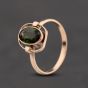 Second Hand Yellow Gold Diopside Art Deco Style Dress Ring 41104805