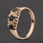 Second Hand 9ct Yellow Gold Sapphire Three Stone Ring 41104807