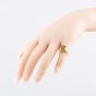 Second Hand 9ct Yellow Gold Zircon Dress Ring 41104849