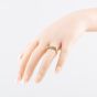 Second Hand 9ct Yellow Gold Emerald Five Stone Ring 41104861