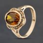 Second Hand 9ct Yellow Gold Citrine Dress Ring 41104866