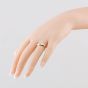 Second Hand 9ct White Gold Cubic Zirconia Signet Ring 41104902