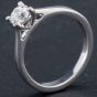 Second Hand 18ct White Gold Brilliant Cut 0.40ct Diamond Solitaire Ring 4112096