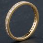 Second Hand 18ct Yellow Gold Full Brilliant Cut Diamond Eternity Ring 4112099