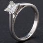 Second Hand 18ct White Gold Princess Cut Solitaire Diamond Ring 4112201