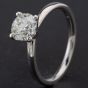 Second Hand Platinum Round Cut Diamond Solitaire Ring 4112208