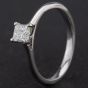 Second Hand Platinum Princess Cut Diamond Solitaire Ring 4112218