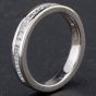 Second Hand Platinum 0.60ct Princess Cut Diamond Half Eternity Ring 4112242