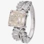 Second Hand 18ct White Gold Radiant Cut 2.65ct Diamond Ring 4112437