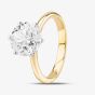 Second Hand 18ct Yellow Gold Certificated 3.11ct Diamond Solitaire Ring 4112475