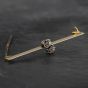 Second Hand Vintage Yellow Gold 0.40ct Old Cut Diamond Twist Brooch 4113060