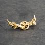 Second Hand Antique Yellow Gold Flowers Brooch 41131133