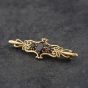 Second Hand 9ct Yellow Gold Garnet Set Brooch 41131177