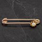 Second Hand Vintage Rose Gold Diamond Bar Brooch 4113426