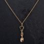 Second Hand 9ct Yellow and Rose Gold Welsh Clogau Love Spoon Pendant 4114095