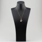 Second Hand 9ct Yellow Gold Open Sails Pendant & 18 Inch Curb Chain 41141141