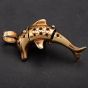 Second Hand 9ct Yellow Gold Movable Dolphin Loose Pendant 4114129