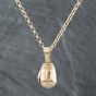 Second Hand 9ct Yellow Gold Boxing Glove Pendant & 20 Inch Belcher Chain 41141343