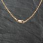 Second Hand 9ct Yellow Gold Opal & Cultured Pearl Cross Pendant & 18 Inch Curb Chain 41141459