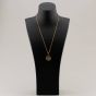 Second Hand 9ct Yellow Gold St George Pendant & 21 Inch Curb Chain 41141570