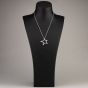 Second Hand 18ct White Gold Diamond Set Star Pendant & 14ct White Gold Chain Bracelet 4114157