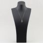 Second Hand 9ct Two Colour Gold Diamond Cross Loose Pendant 41141584