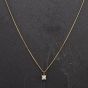 Second Hand 9ct Yellow Gold Brilliant Cut Diamond Four Stone Pendant 4114173