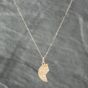 Second Hand 9ct Yellow Gold Mizpah 2 Piece Disc Set Pendant & 17 Inch Trace Chain Necklace Set 41141802