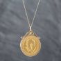 Second Hand 9ct Yellow Gold 1913 Full Sovereign Pendant & 18 Inch Curb Chain 41141910