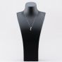 Second Hand 18ct White Gold Diamond & Pearl Crossover Gemstone Loose Pendant 41141982