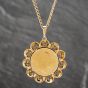 Second Hand 9ct Yellow Gold 1905 Full Sovereign Pendant & 19 Inch Curb Chain 41142167