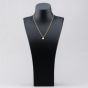 Second Hand 18ct Two Colour Gold Diamond Square Pendant & 17 Inch Trace Chain 41142180