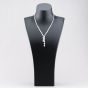 Second Hand 18ct White Gold 7.75ct Diamond Lariat Style 16 Inch Necklace 41142326