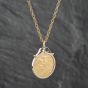 Second Hand 9ct Yellow Gold 1979 Elizabeth II Full Sovereign Coin Keeper Pendant & 18 Inch Prince Of Wales Chain 41142381