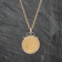 Second Hand 9ct Yellow Gold 1979 Elizabeth II Full Sovereign Coin Keeper Pendant & 18 Inch Prince Of Wales Chain 41142381