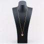 Second Hand 9ct Yellow Gold Round Swivel Locket Pendant & 26 Inch Curb Chain 41142408