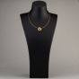 Second Hand 18ct Yellow Gold Diamond Pendant & 16.5" Wire Chain 4114255