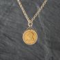 Second Hand Yellow Gold 1897 Queen Victoria Full Sovereign Pendant & 32 Inch Belcher Chain 41142816