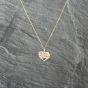 Second Hand Yellow Gold Special Mum Pendant & 18 Inch Curb Chain 41142944