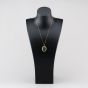 Second Hand 9ct Yellow Gold Oval Engraved Locket Pendant & 16-20 Inch Box Chain 41142999