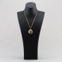 Second Hand 9ct Yellow Gold Engraved Oval Locket Pendant & 17 Inch Belcher Chain 41143138