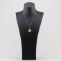 Second Hand Vintage Two Colour Gold Swivel Ball Pendant & 18 Inch Curb Chain 41143185