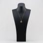 Second Hand 9ct Yellow Gold Round St Christopher Pendant & 18 Inch Curb Chain 41143202