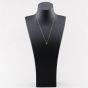 Second Hand 9ct Yellow Gold 0.15ct Brilliant Cut Diamond Set Pendant & 18 Inch Curb Chain 41143249