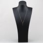 Second Hand 9ct Yellow Gold Plain Cross Pendant & 20 Inch Curb Chain 41143286