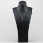 Second Hand 9ct Yellow Gold Engraved Cross Pendant & 16 Inch Curb Chain 41143287