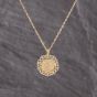 Second Hand 9ct Yellow Gold St George Pendant & 20 Inch Trace Chain 41143297