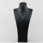 Second Hand 18ct Yellow Gold Emerald & 0.54ct Diamond Jewellery Set - Oval Stud Earrings & Pendant With 16 Inch Curb Chain 41143346